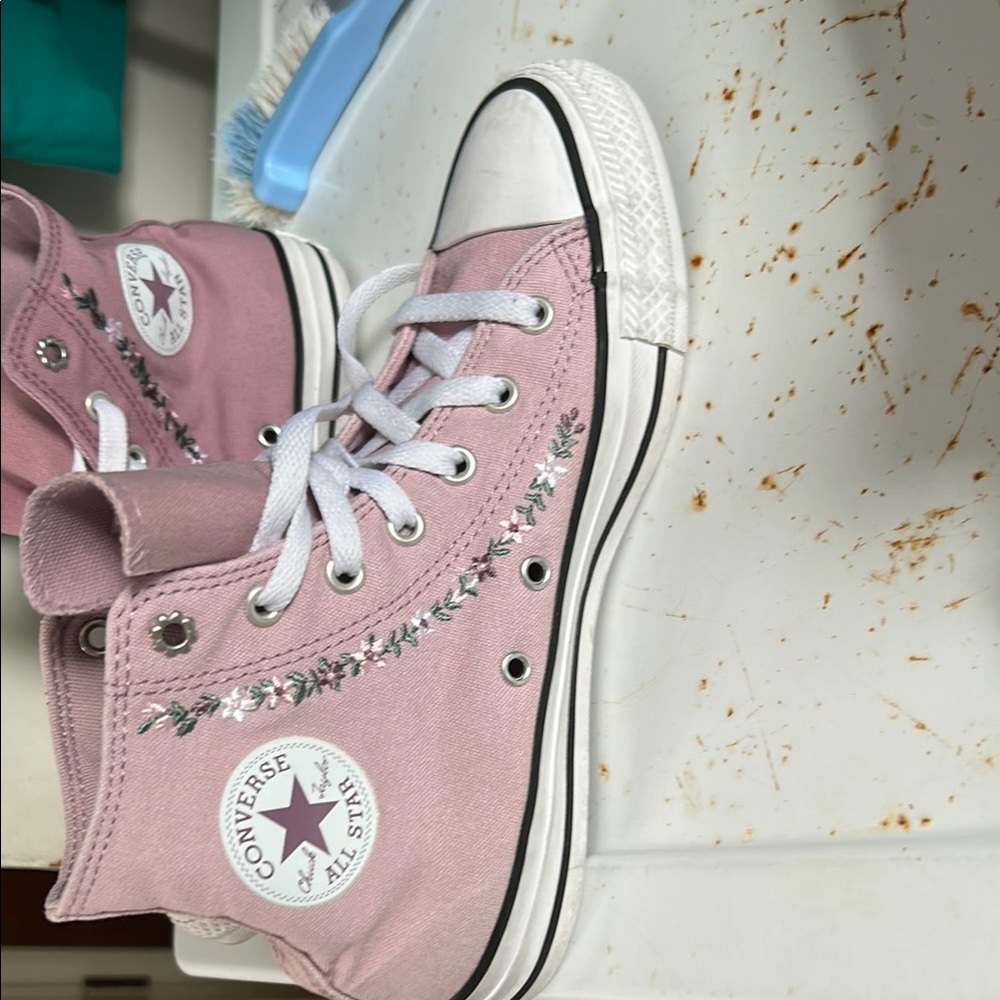 Converse Pink High-Top Sneakers